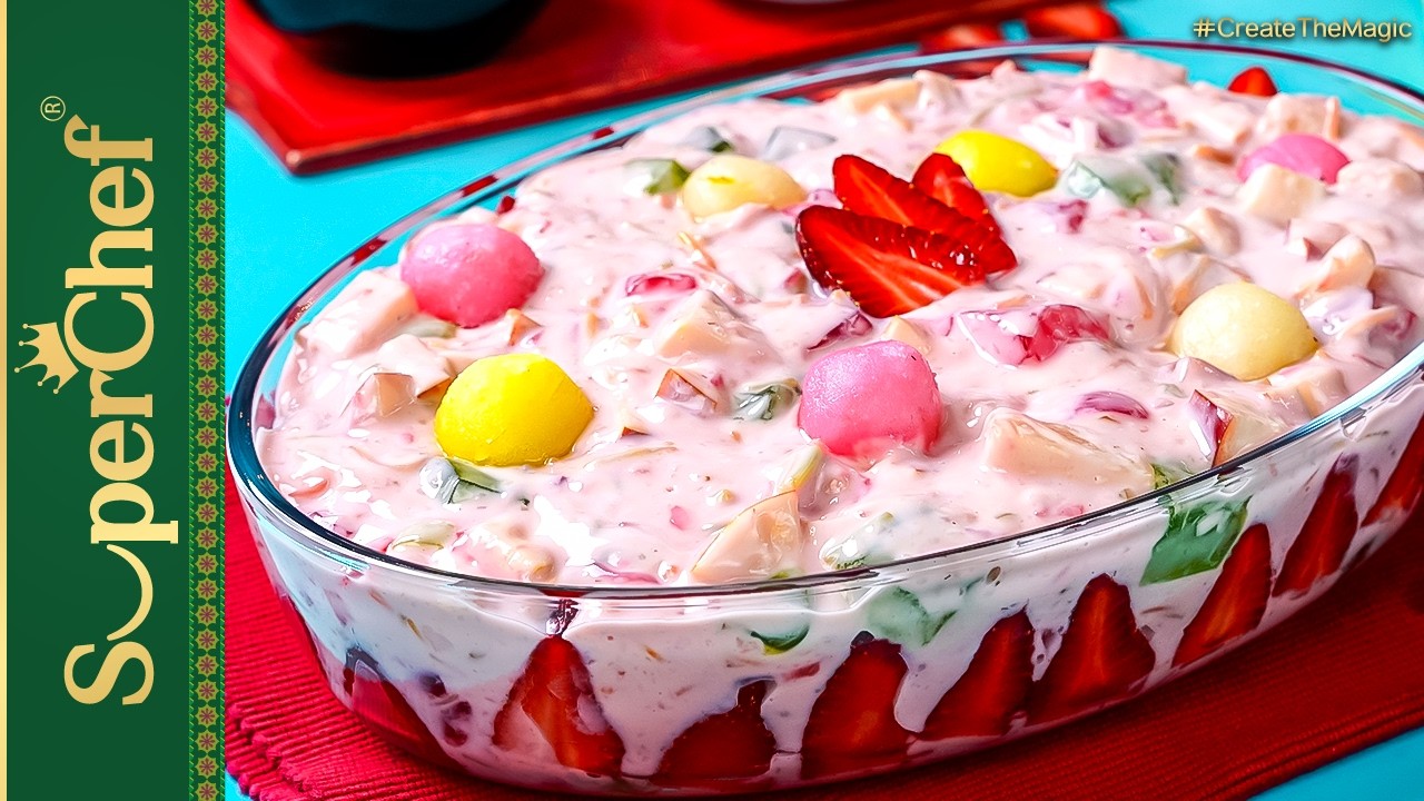 Strawberry Lab-e-Shireen | Meethi Eid Special Dessert Recipe