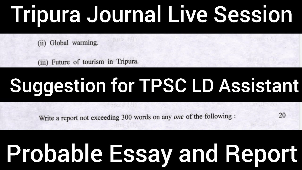 Live session On TPSC LDC Exam 2022 @tripurajournal || #tpsc #tpscldc #jrbt #livesession