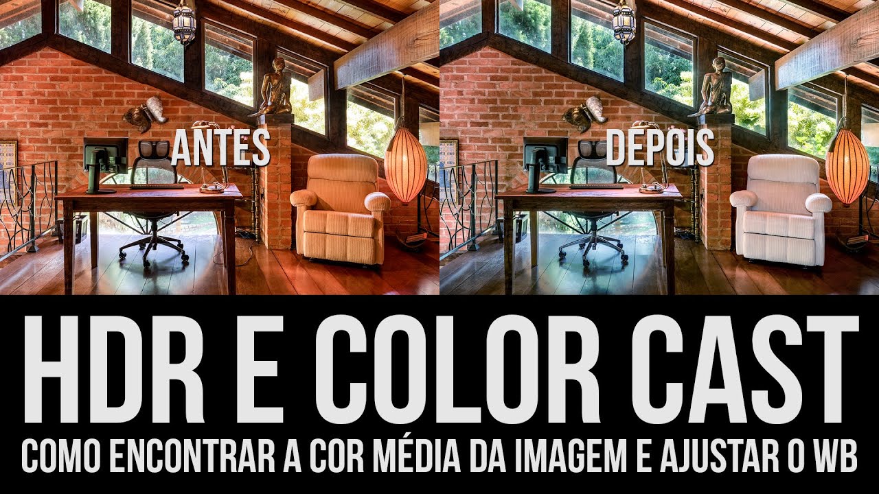 HDR + correção de cor rápida e precisa para fotografia imobiliária