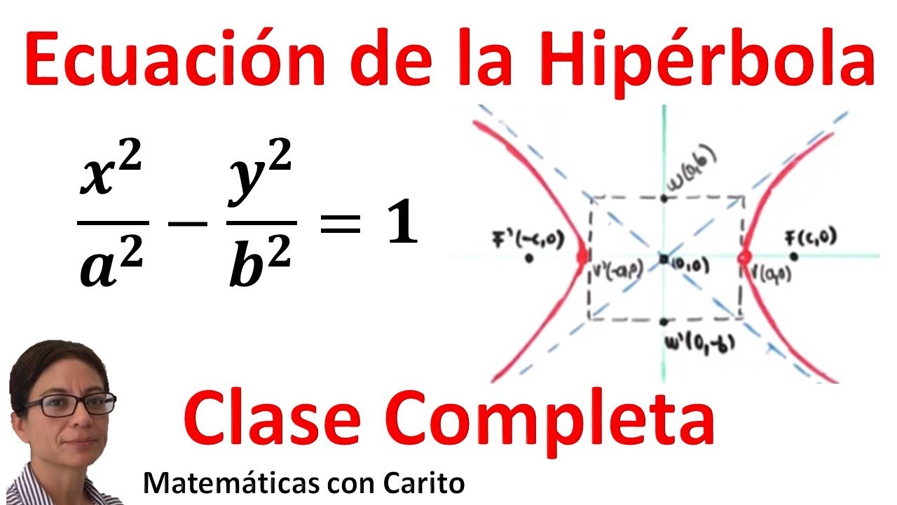 La Ecuación de la Hipérbola con Centro en el Origen | Clase Completa