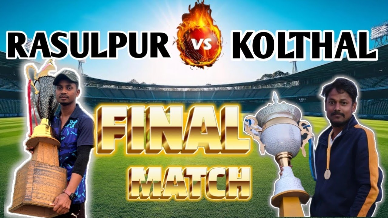 FINAL MATCH🏏//RASULPUR 🆚 KOLTHAL//20,000 PUBLIC REACTION 😱😲
