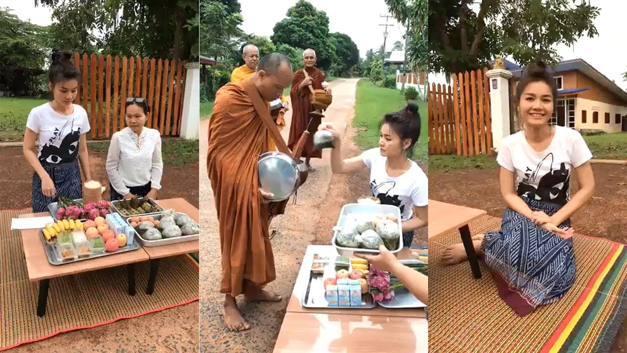 ใส่บาตรเช้ากับคุณแม่ - ต่าย อรทัย