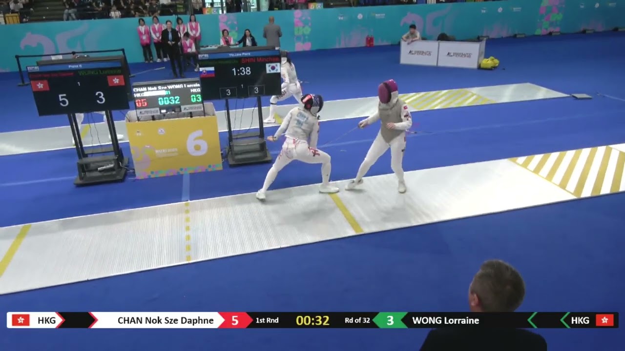 Wuxi Worlds 2025 JWF - L32 - Daphne Chan HKG v Lorraine Wong HKG (Incomplete)