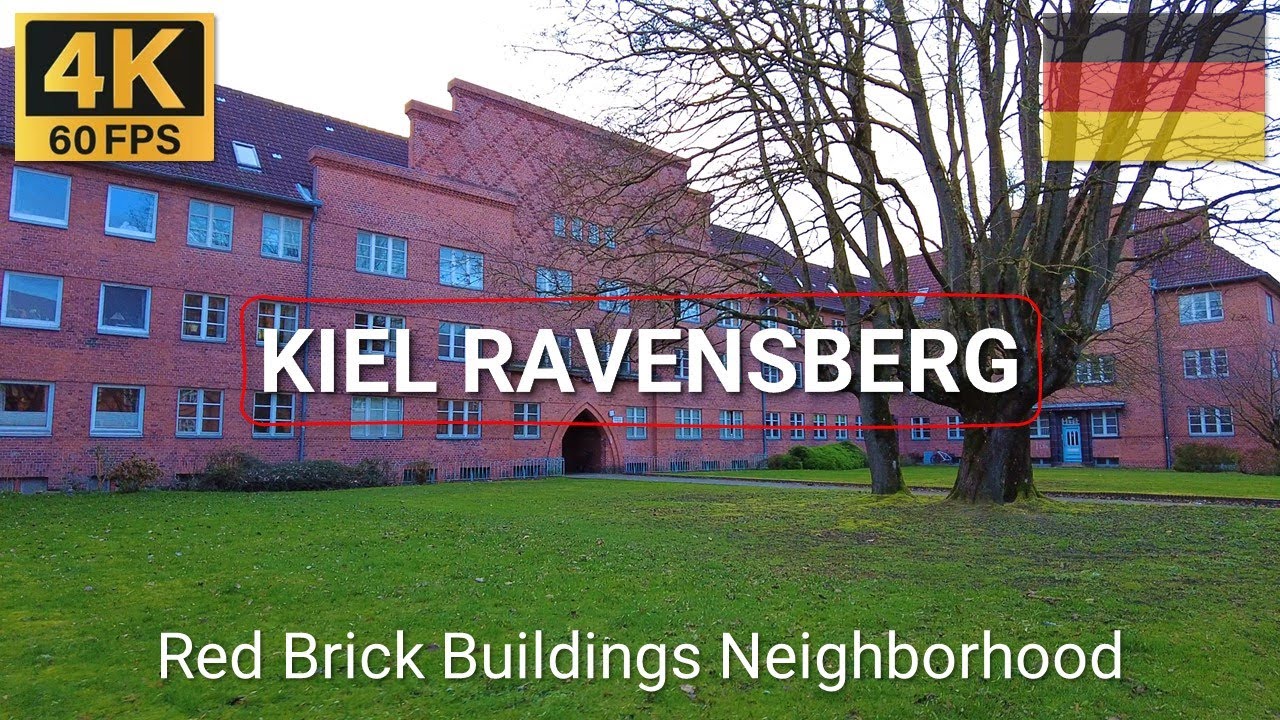 4K Walk in KIEL-RAVENSBERG, Germany 🇩🇪 | 2024 | Marineviertel / Marine District