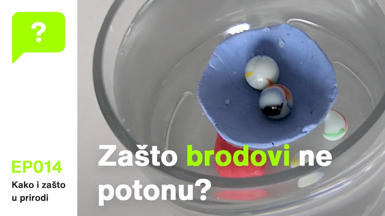 Zašto brodovi ne potonu u vodu?