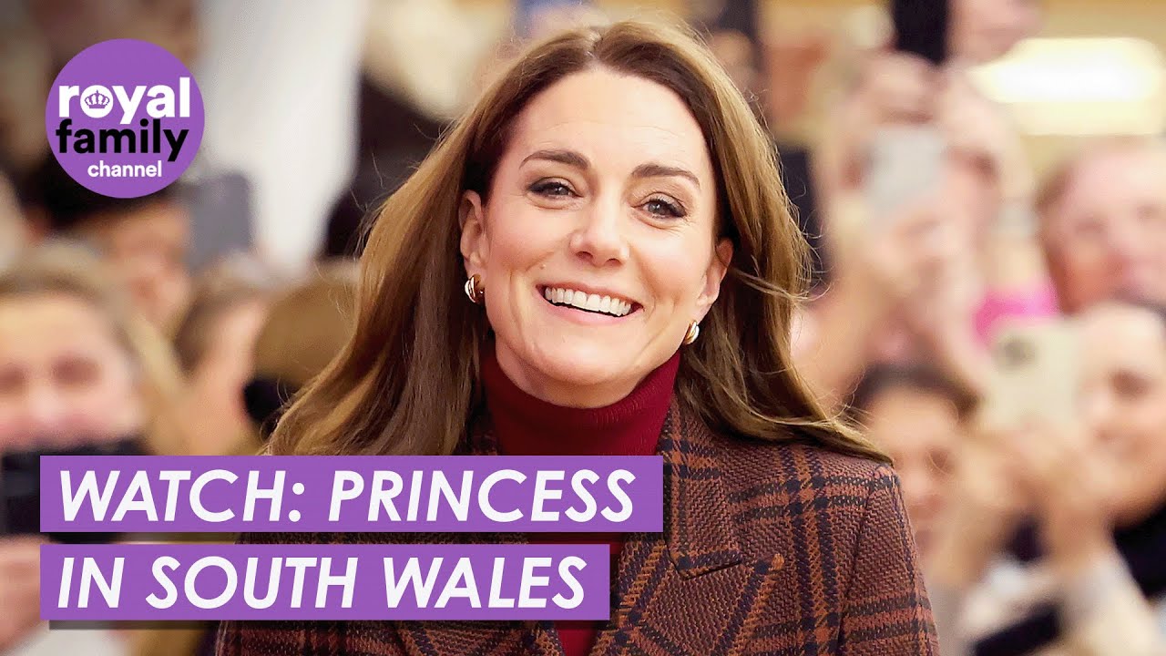 WATCH: Princess of Wales Explores Children's Hospice & Textiles Maker in Wales