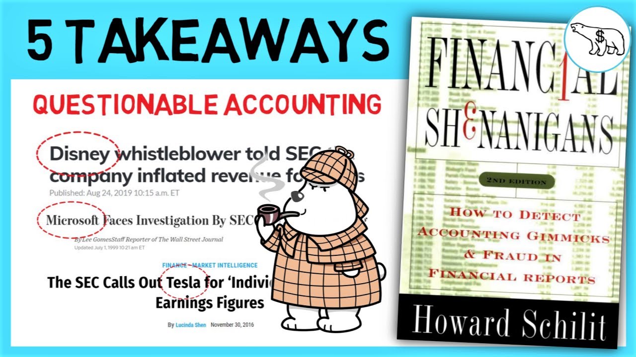 FINANCIAL SHENANIGANS (BY HOWARD SCHILIT)