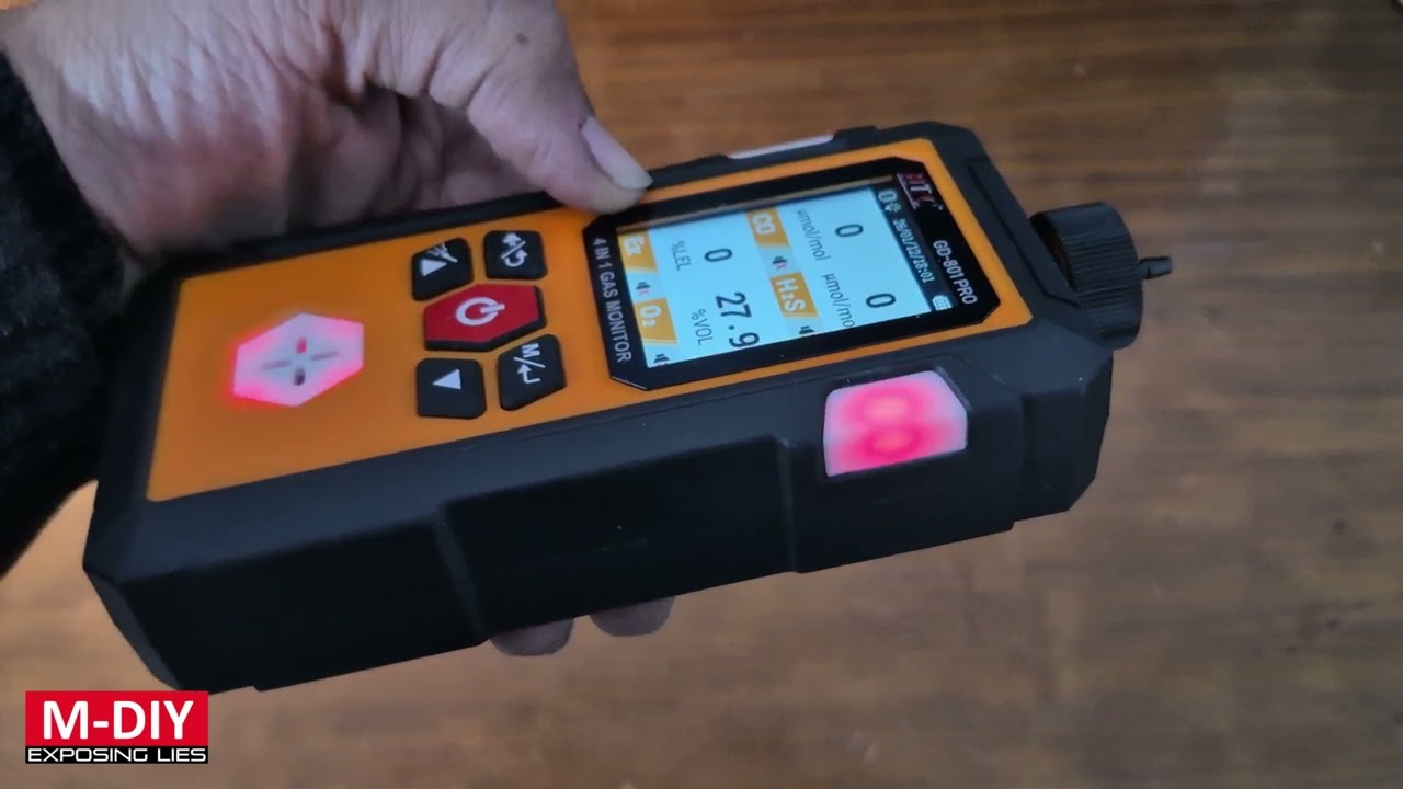 How To Use HTC GD 801 Pro 4 in 1 Gas Monitor 1080p
