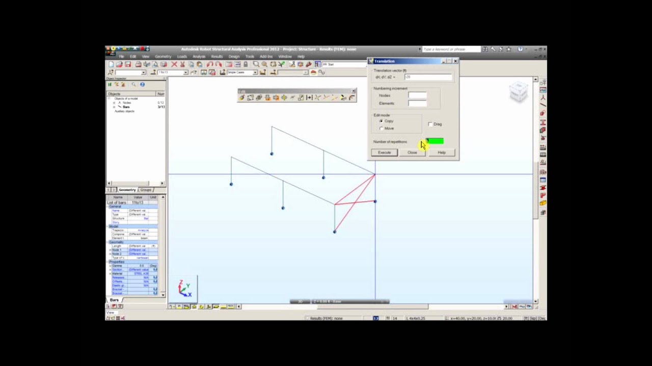 VDO ROBOT บทที่  1 (Frame 3D by AutoDesk ROBOT)