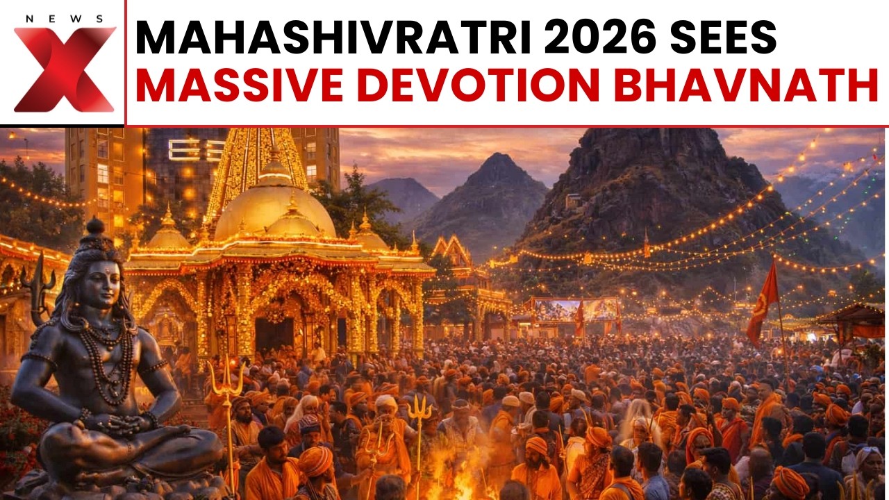 Mahashivratri 2026 | Devotees Offer Prayers at Bhavnath Mahadev Temple on Mahashivratri 2026