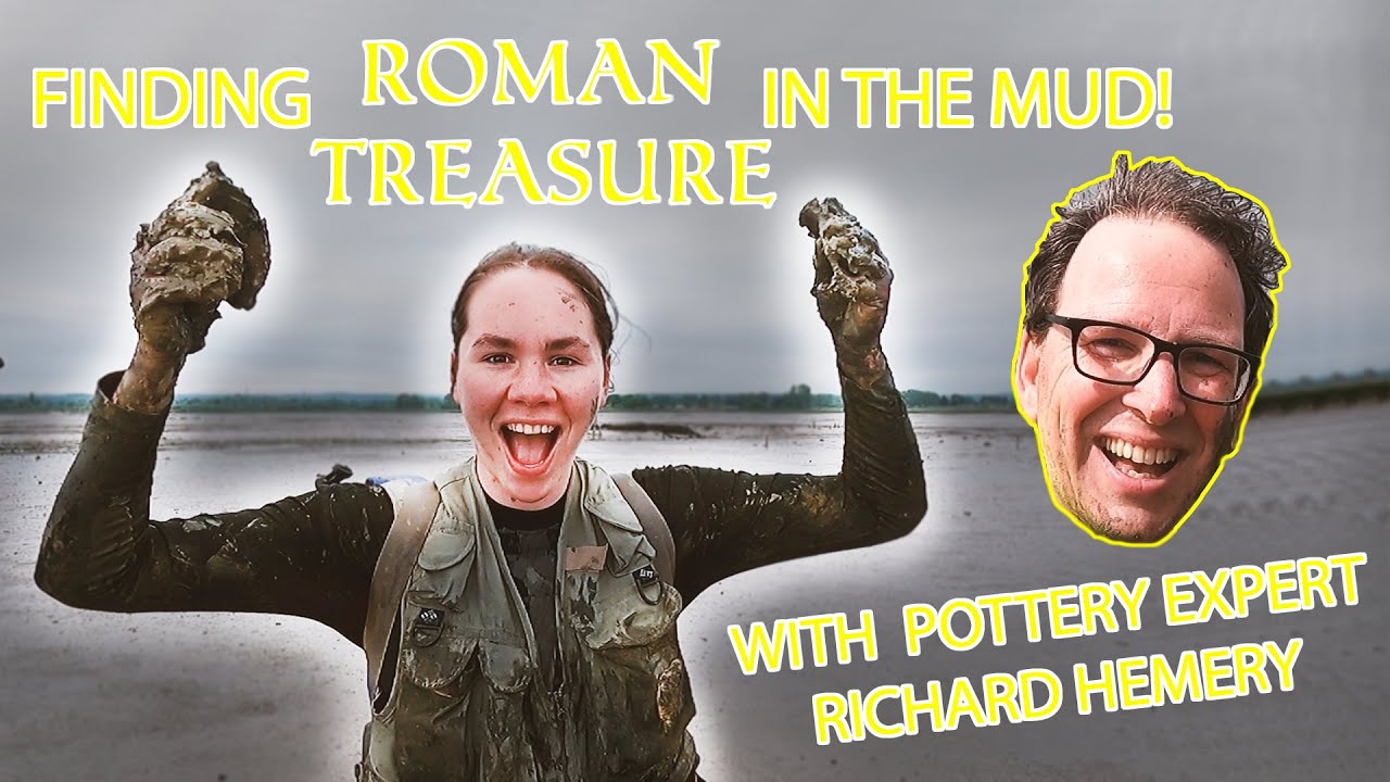 Finding RARE ROMAN pottery on mudflats with Richard Hemery!