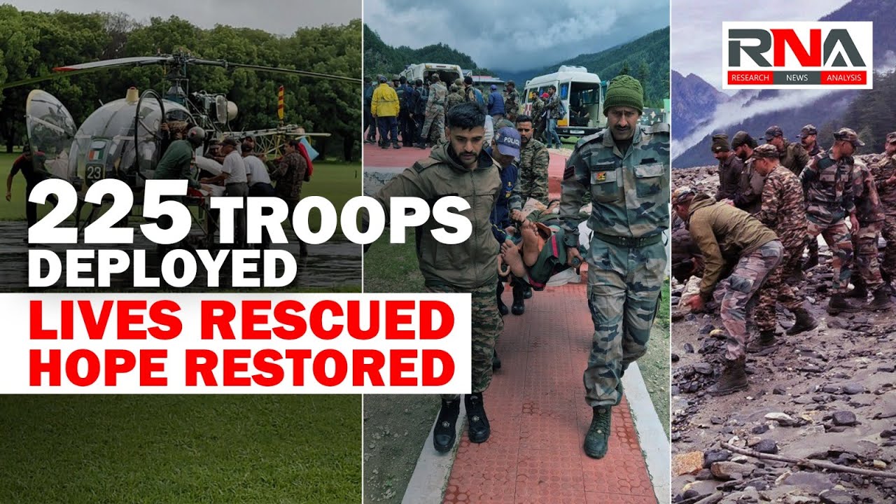Indian Army Leads Relief Ops After Uttarakhand Cloudburst