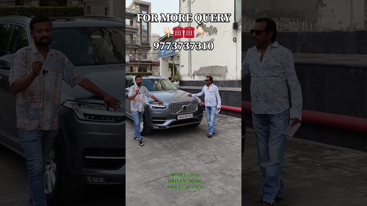 VOLVO XC90 | 2018 | DIESEL | AUTOMATIC | HR26 | PANORAMIC SUNROOF | 📞9773737310📞@BabaLuxuryCar