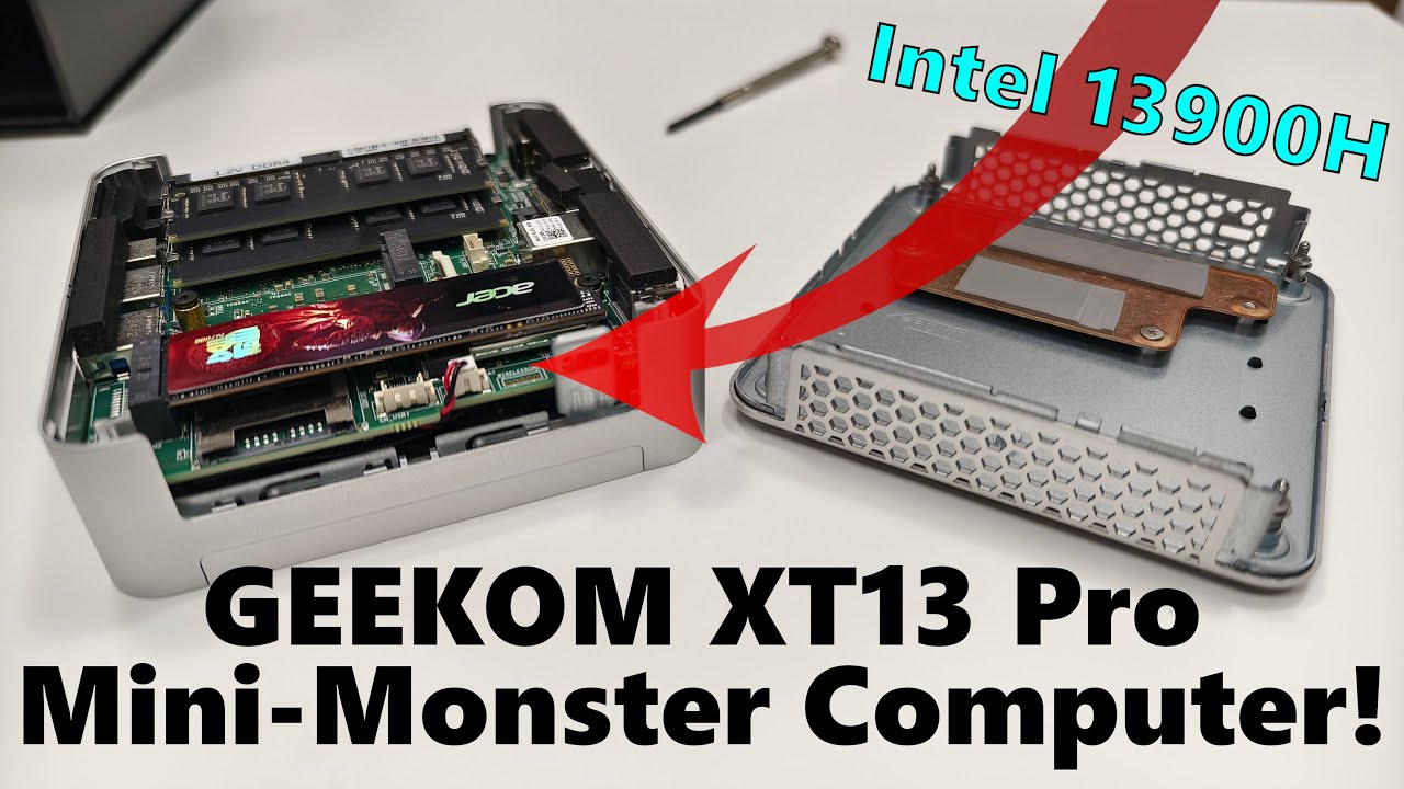 Обзор Geekom XT13 Pro: крошечный ПК с мощным процессором Core i9!