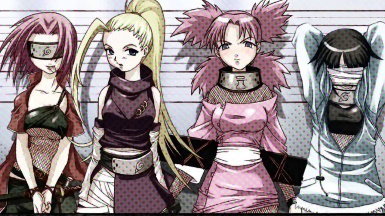 Naruto Girls Can't be Tamed ... :D (Miley Cyrus - Cant be tamed)