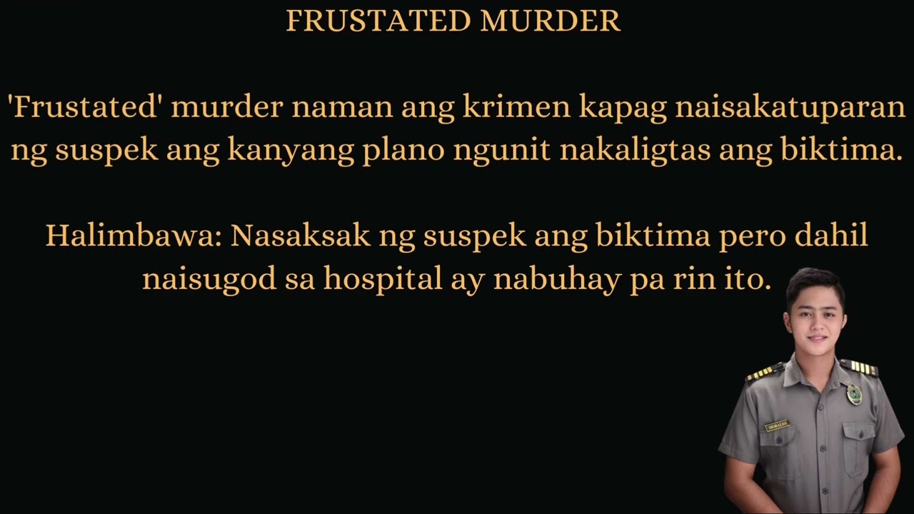 ATTEMPTED MURDER VS. FRUSTRATED MURDER