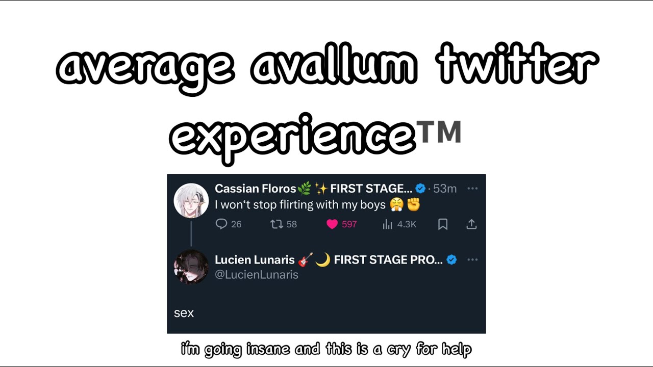 the average avallum twitter experience