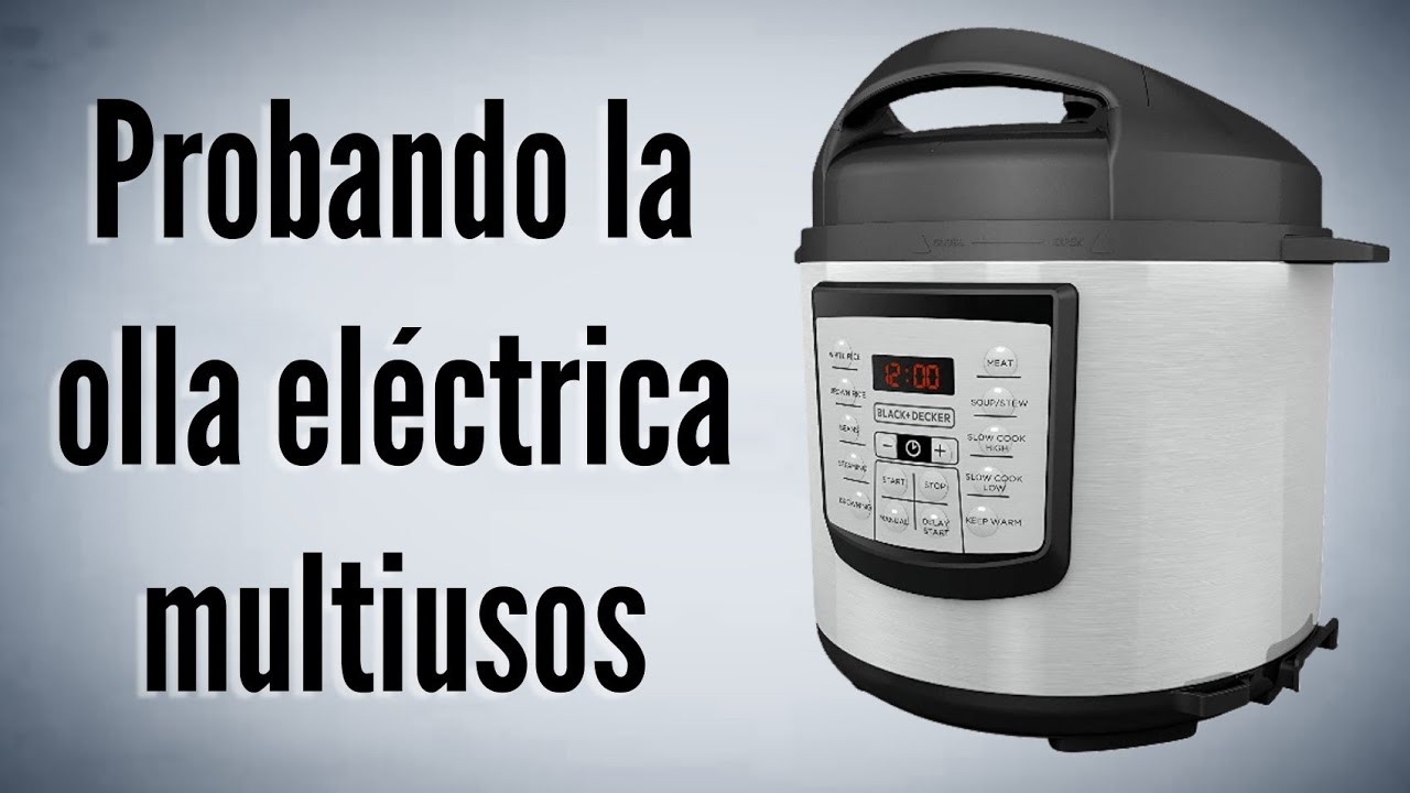 Probando la olla eléctrica multiusos ll LA PLAZA COCINA
