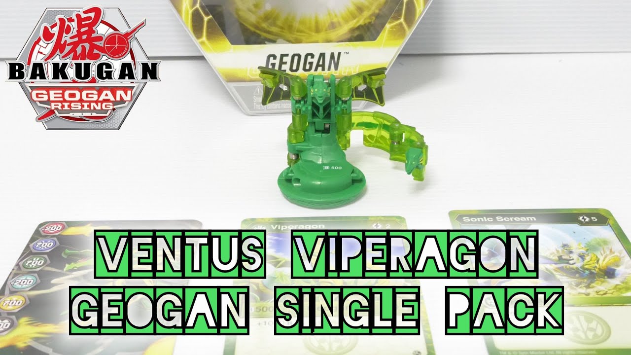 VENTUS VIPERAGON Geogan Single Pack | Geogan Rising | BAKUGAN UNBOX
