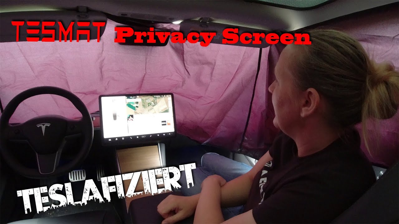 𝗧𝗘𝗦𝗠𝗔𝗧 - Privacy Screen 😎  Sichtschutz | Tesla Model 3