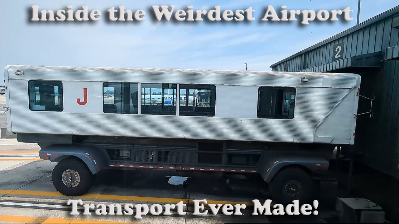 Inside the Weirdest Airport Transport Ever Made! The Mobile Lounges at IAD!