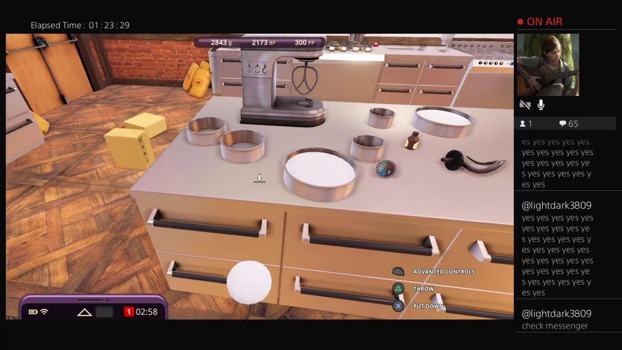 Cooking simulator with my hubby!!!!