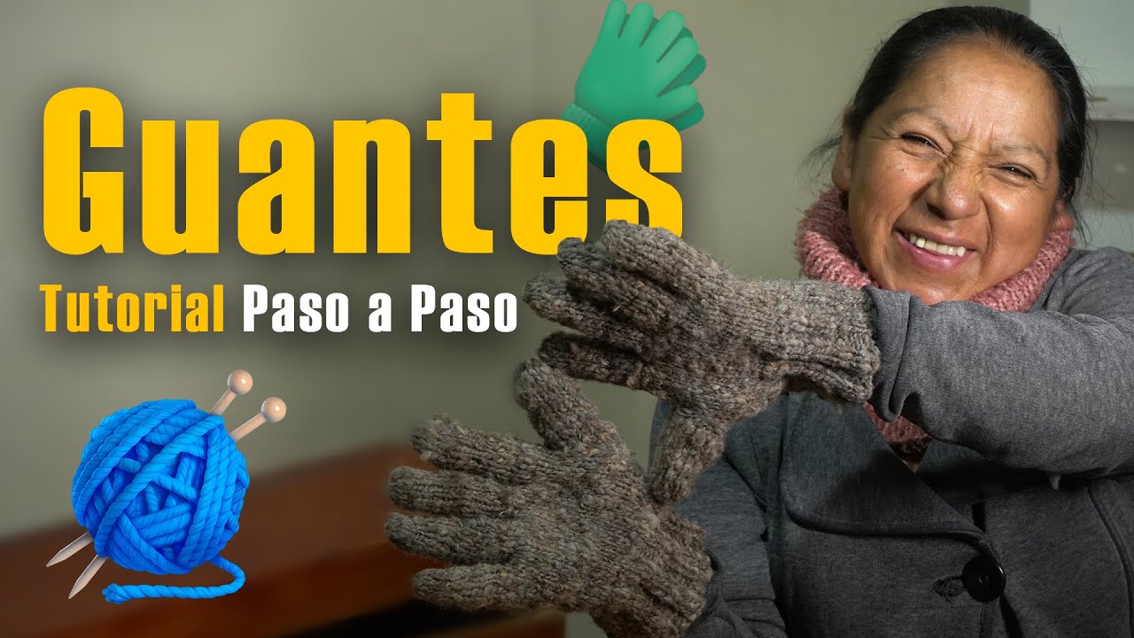 Guantes Tejidos a Mano 🧤 | Tutorial Fácil Paso a Paso 🧶