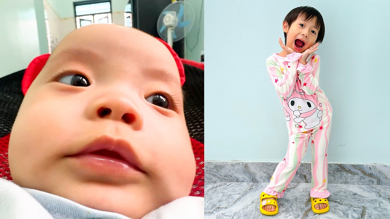 Mom was surprised by Diem's ​​transformation when wore new clothes