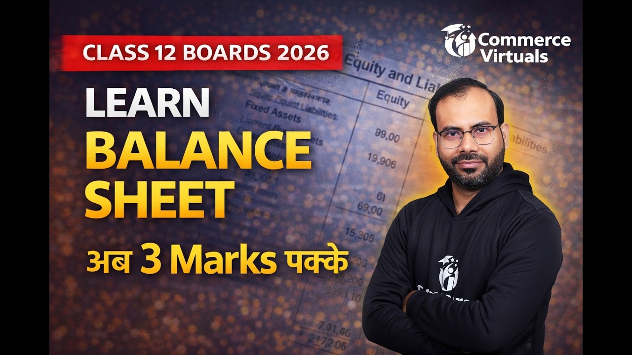 Class 12 Accounts | Learn Balance Sheet Presentation for Full Marks