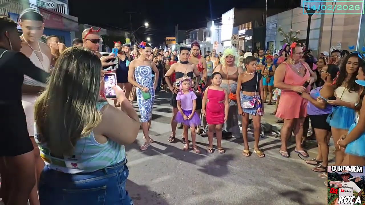 VAMOS VER O DESFILE DA MISS PECINHA E DA MISS DESGRAÇA EM SANTANA DO IPANEMA-AL 