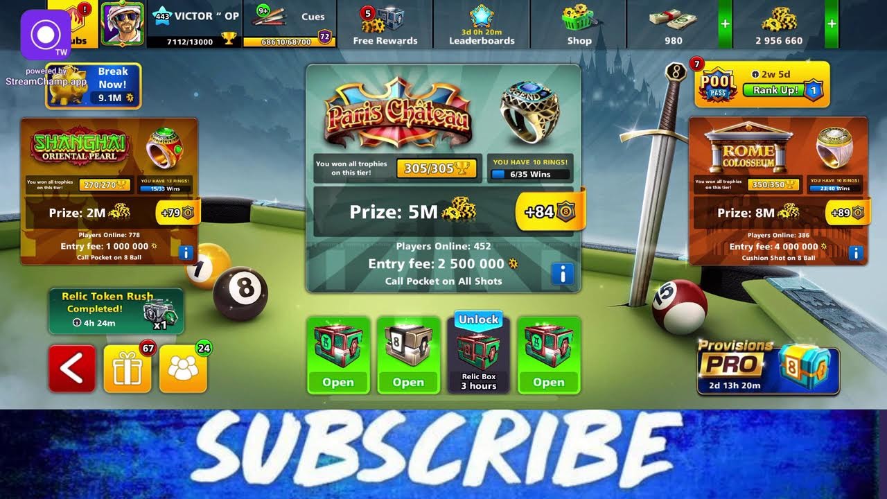 KYA CLUB LEAG TOP HO JAYE GA LIVE GAMEPLAY  8BALLPOOL