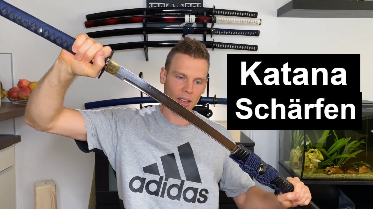 Katana Schärfen lassen für erfolgreiche Schnitttests