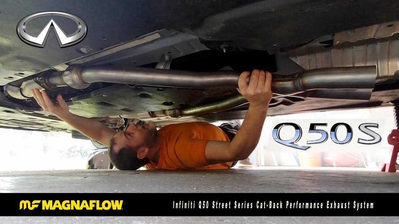 Real world install video...no shop lift but tools and garage space - Magnaflow CBE/Infiniti Q50 3.0T