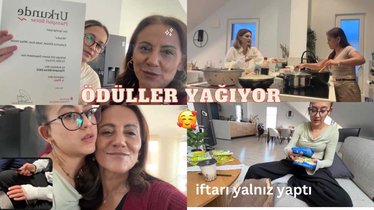 İLK DEFA DARA DÜŞTÜM 😌 İFTARI TEK BŞINA YAPTI | EVİMİZE ÖDÜLLER YAĞIYOR