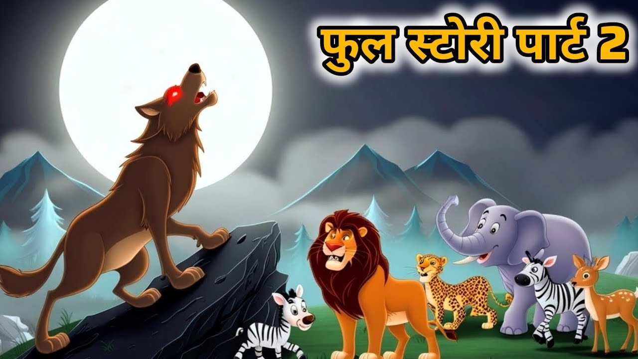 Sher Aur Bheriya Ki Kahani | Moral Story | Complete Animal Story in Hindi panchatanra kahani 