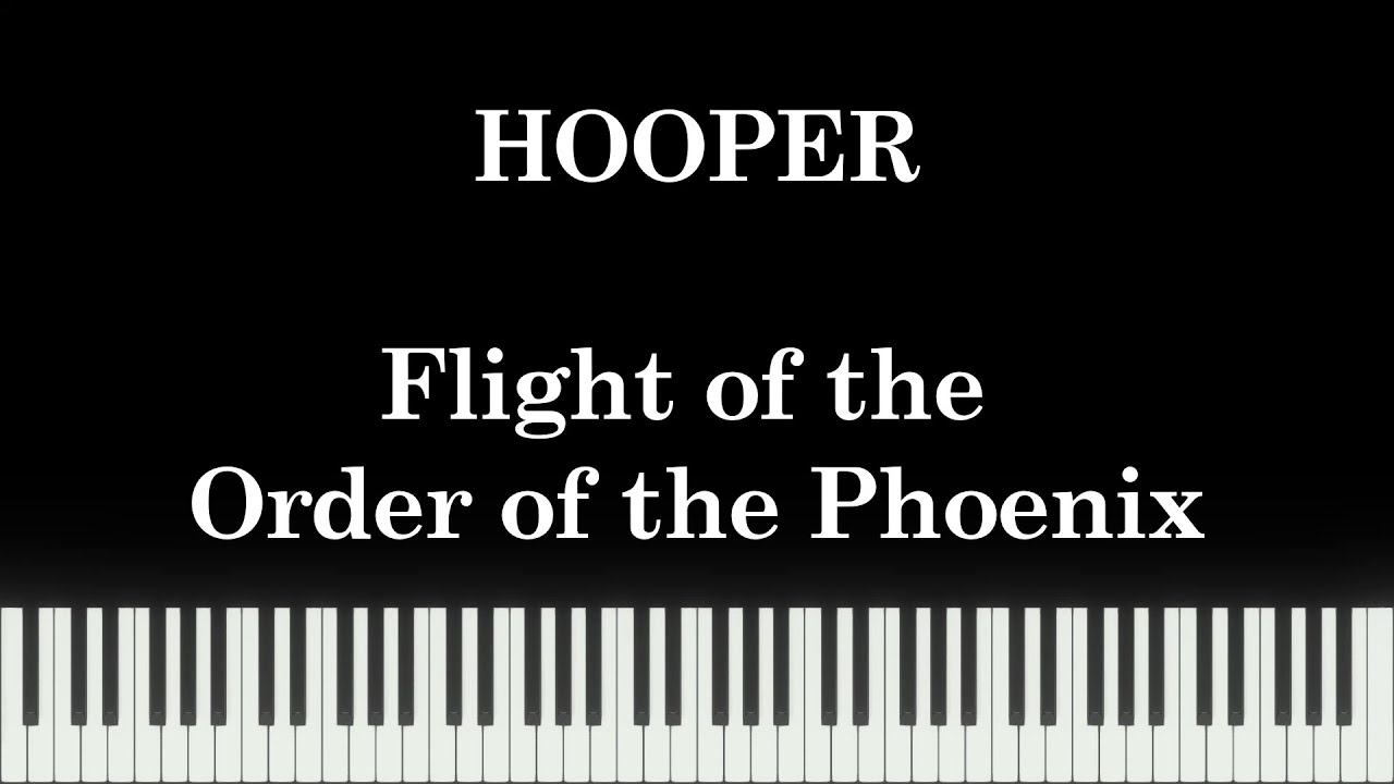 Harry Potter 5 - Flight of the Order of the Phoenix (Synthesia Piano)