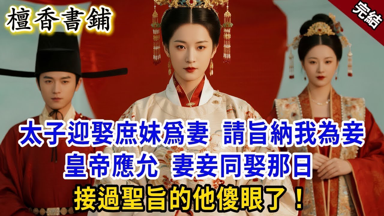 【完結古言爽文】太子迎娶庶妹爲妻後，請旨納我爲妾，皇帝應允，妻妾同娶那日接過聖旨的他傻眼了！#小説 #原創 #古風 #古言 #爽文 #大女主 #逆襲 #打臉 #追妻火葬场 #有聲小說 #聽書 #故
