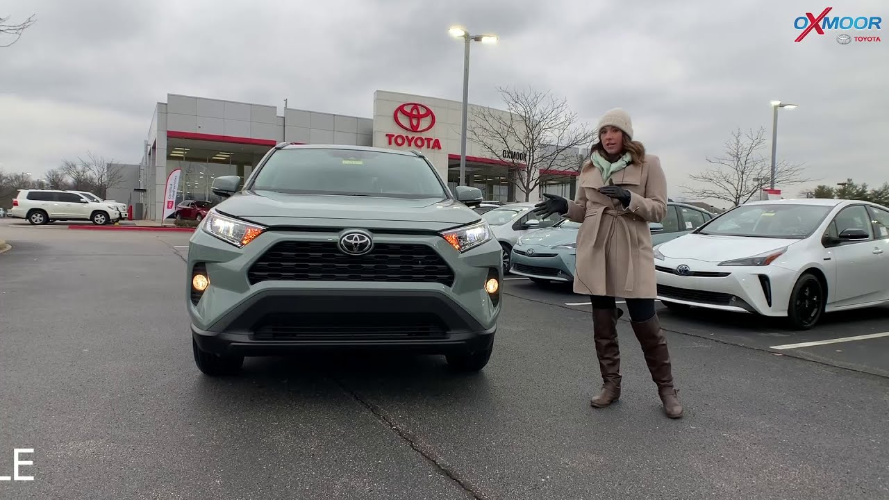 Walk around on a 2021 Toyota RAV4 XLE, For Sale at Oxmoor Toyota