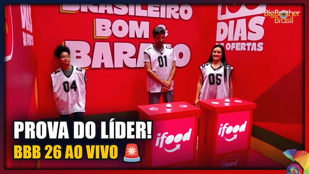 🚨 PROVA DO LÍDER AO VIVO! Nova liderança definida no BBB26