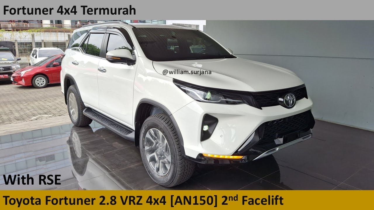Toyota Fortuner 2.8 VRZ 4x4 Tetra Drive [AN150] 2nd Facelift review - Indonesia