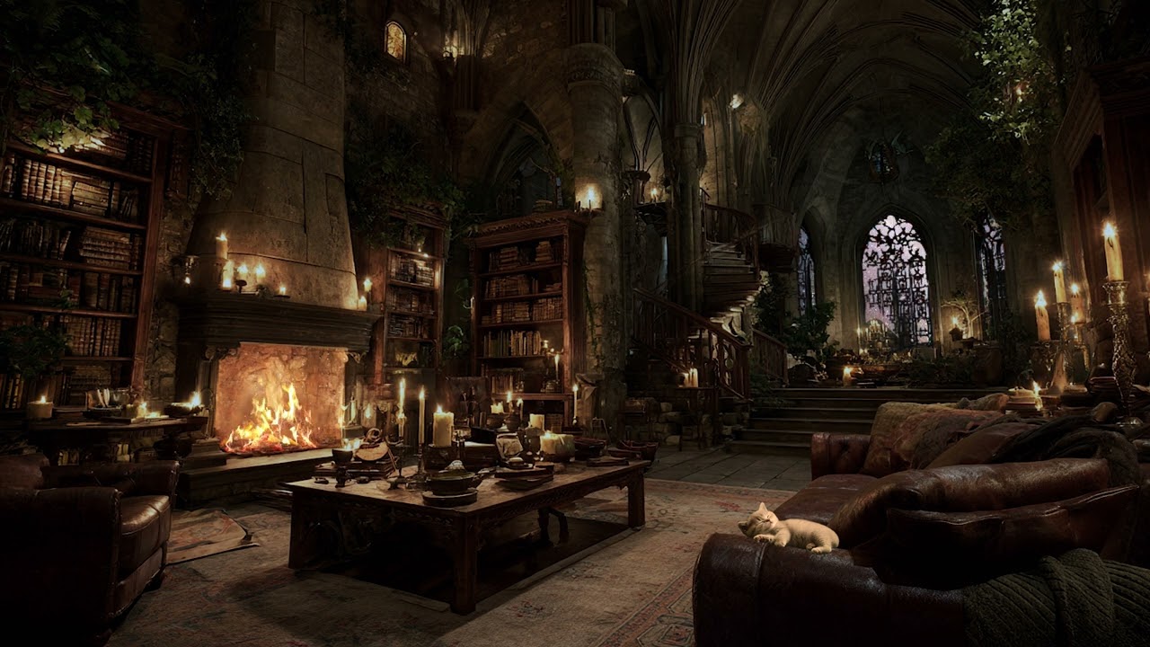 Historic Ambience in the Rain – Thunderstorm Sounds from an Old Castle