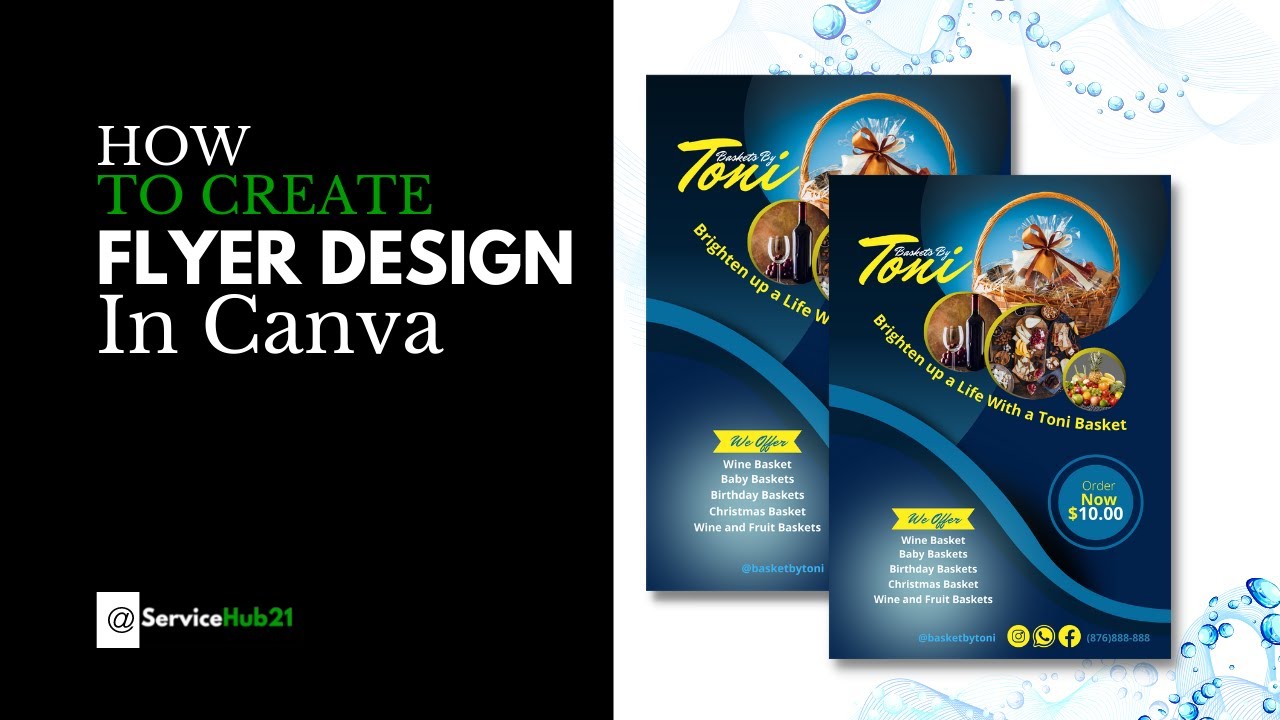 How to create Flyer Design In Canva