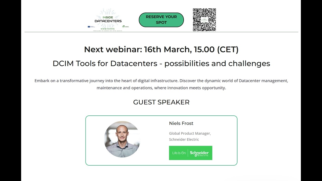 DCIM Tools for Datacenters - possibilities and challenges