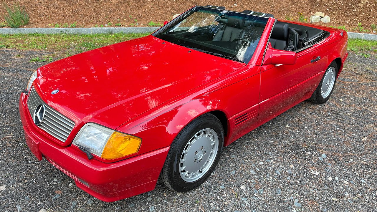 1992 Mercedes-Benz 500SL Cold Start and Walk Around,  For Sale