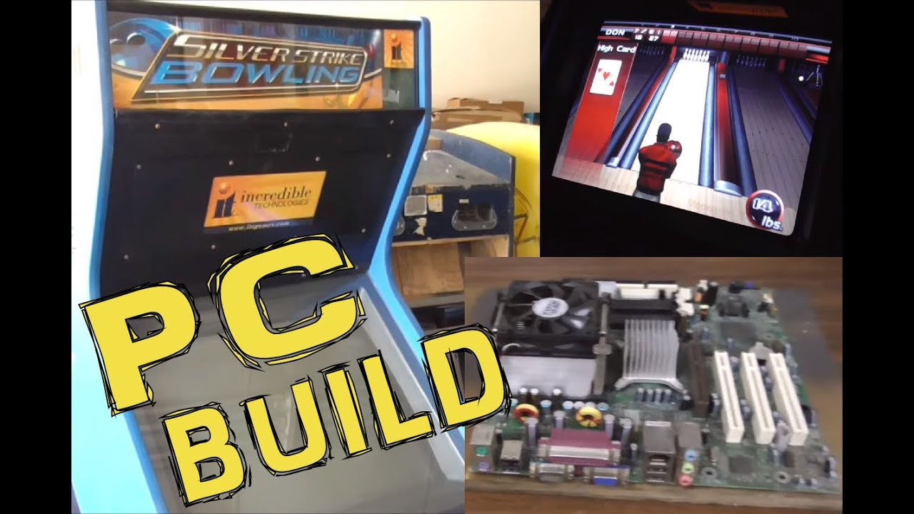 Building a Silver Strike Bowling Nighthawk Arcade Game PC Off The Shelf - VEGAS BOWLING