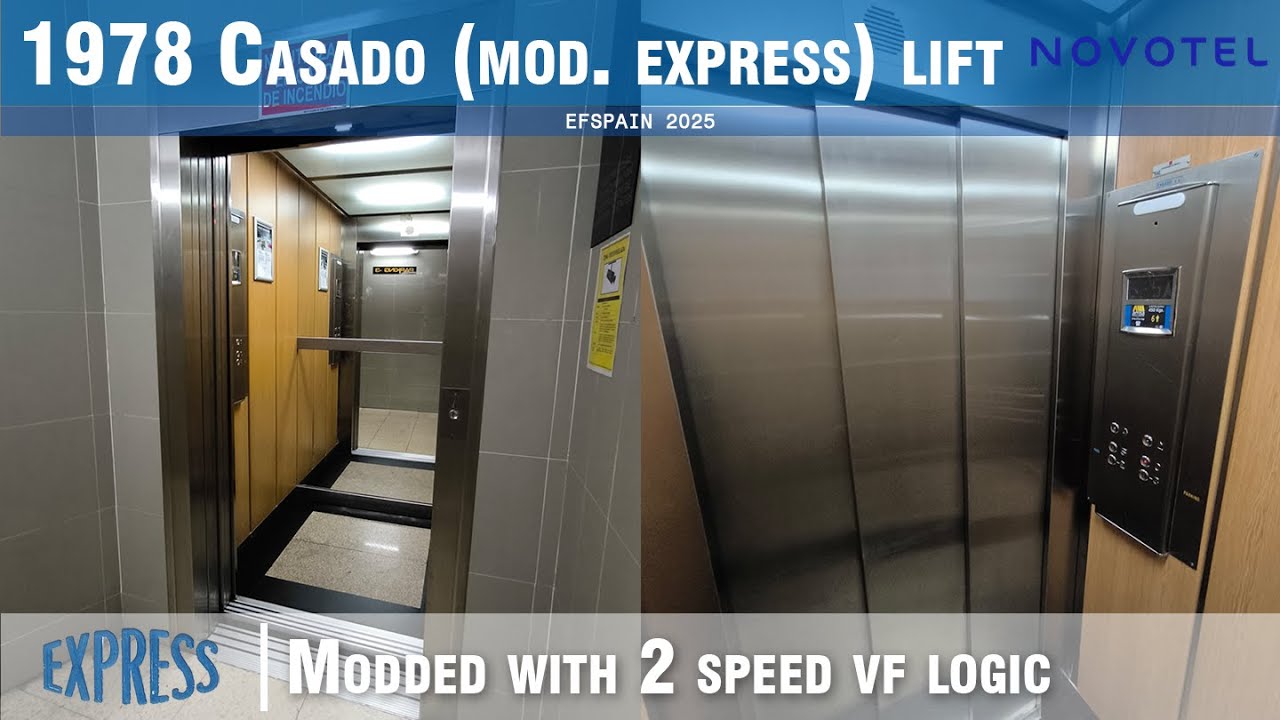 1978 CASADO (mod. Express - OTIS) Bottom Drive lift @ Novotel Madrid Center