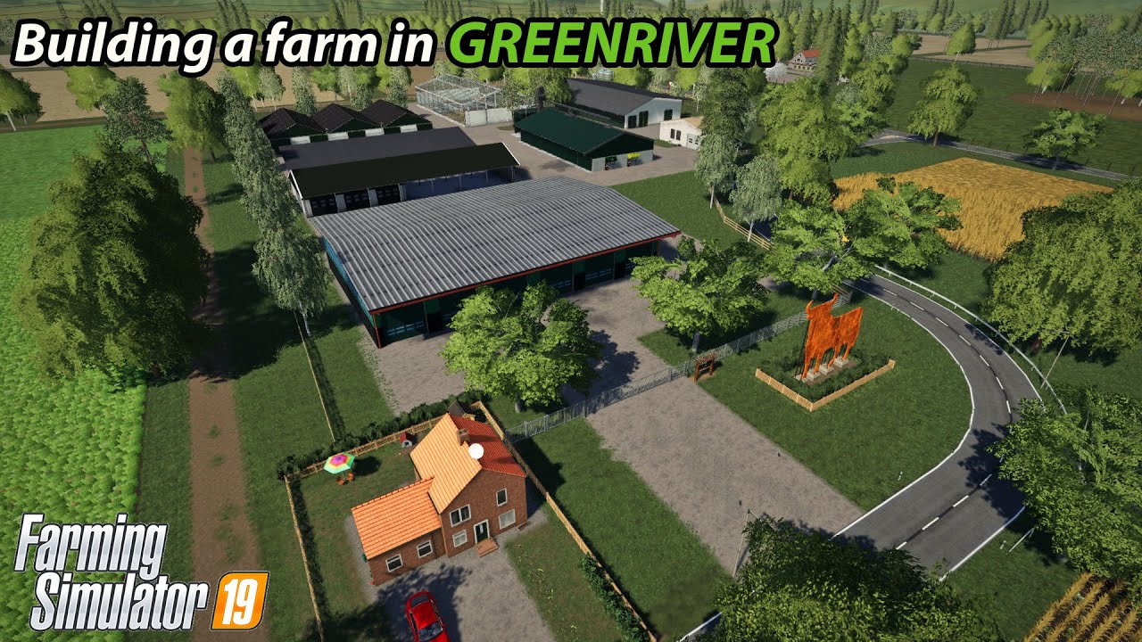 Building My Own farm in GREENRIVER |FS19