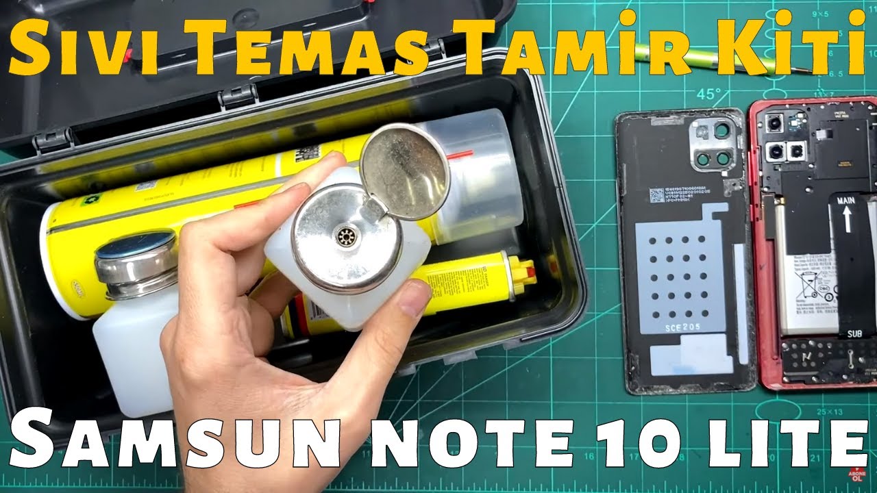 Sıvı Temas Tamir Seti Samsung Note 10 Lite Tadilat nasıl yapılır Bit pazarı mı internet mi