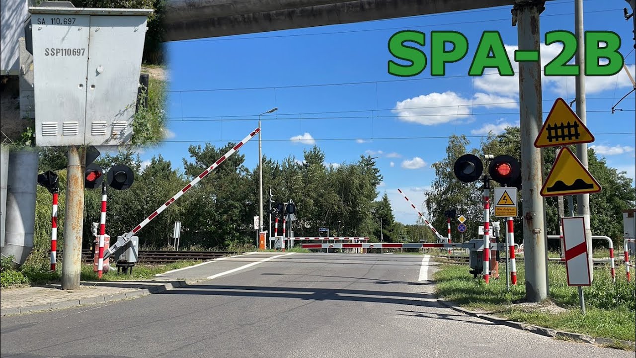 [4K] Przejazd kolejowy (SSP) Kalisz, ul. Świętokrzyska // Polish Level Crossing