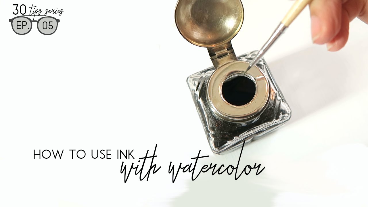 How to Use Ink with Watercolor (Beginner's Series Ep. #05)